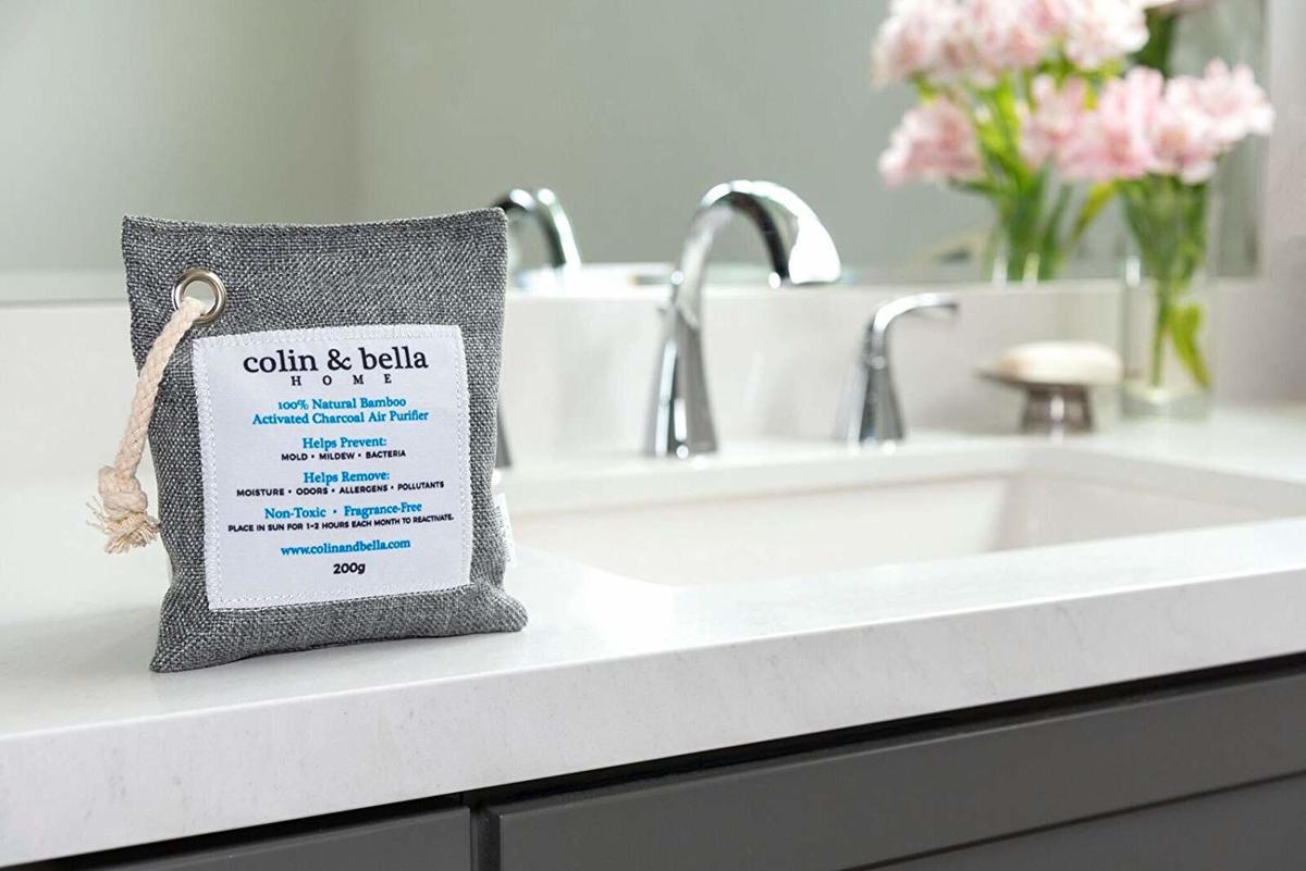 This charcoal bag will keep your living spaces odorfree for two years