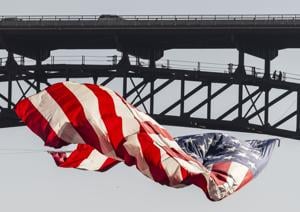 The I.B. Perrine Memorial Bridge is active this week