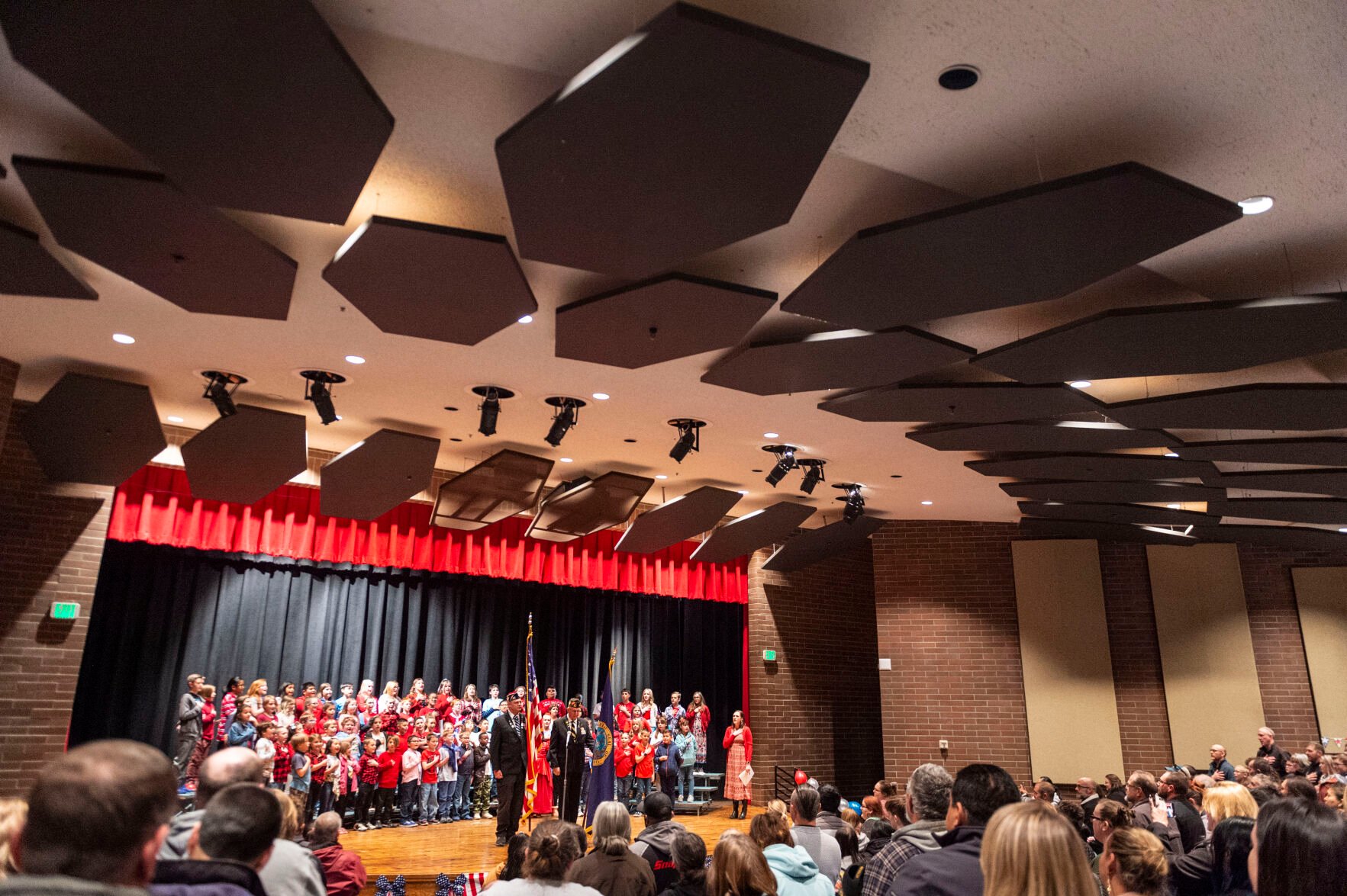 Elementary school veterans day program