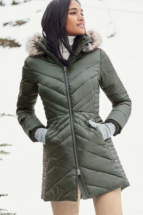 Women S Insulated Plush Lined Winter Coat Lands End 219 95