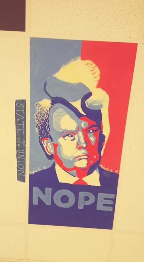 Wood River Student Paintings Spark A Political Backlash Southern