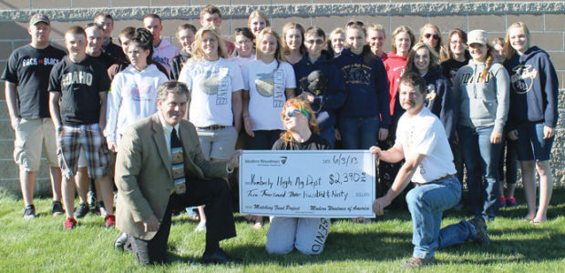 Modern Woodmen Supports Kimberly FFA Program