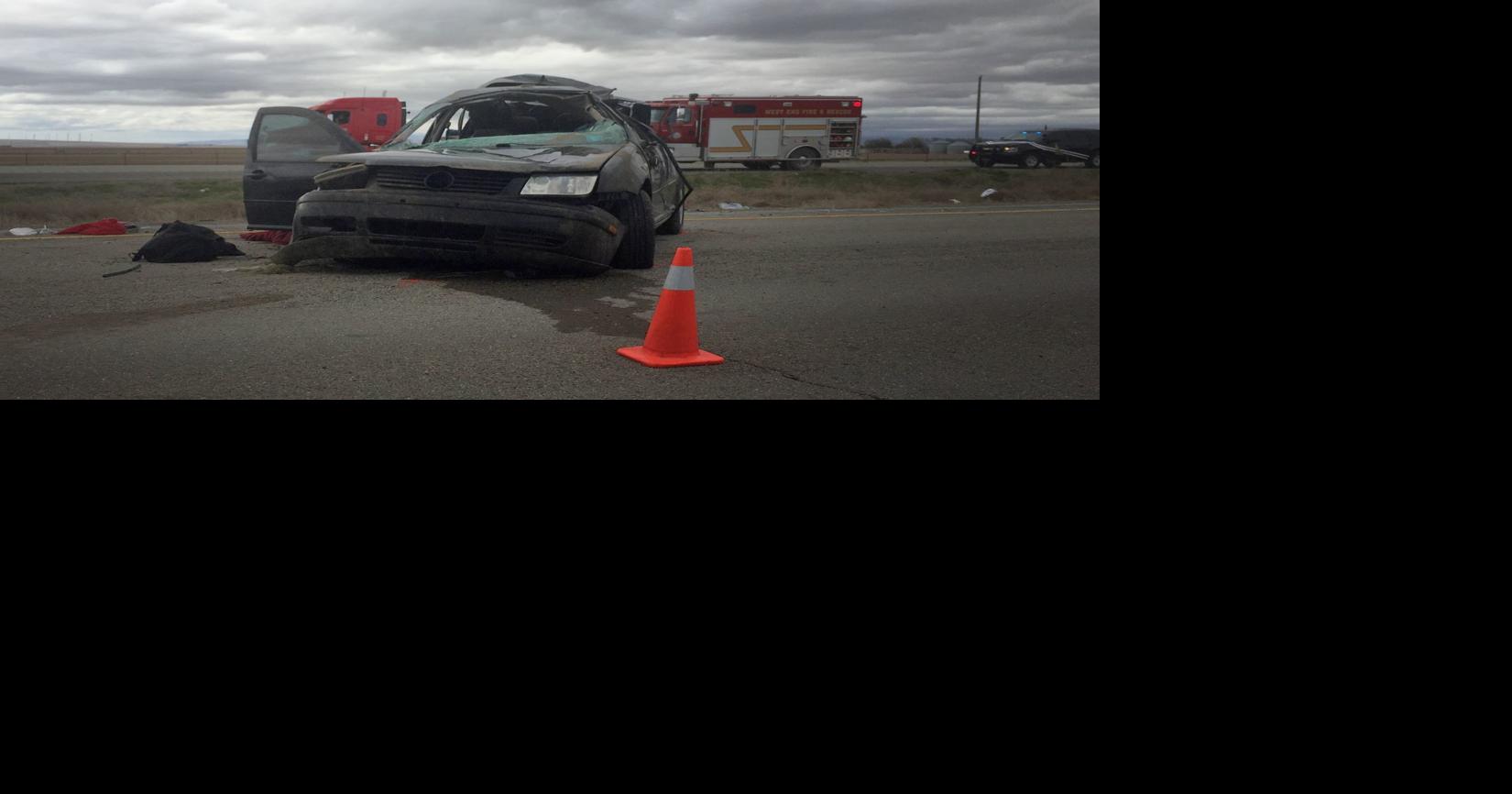 UPDATE 1 dead, 3 injured in I84 crash between Burley and Twin Falls