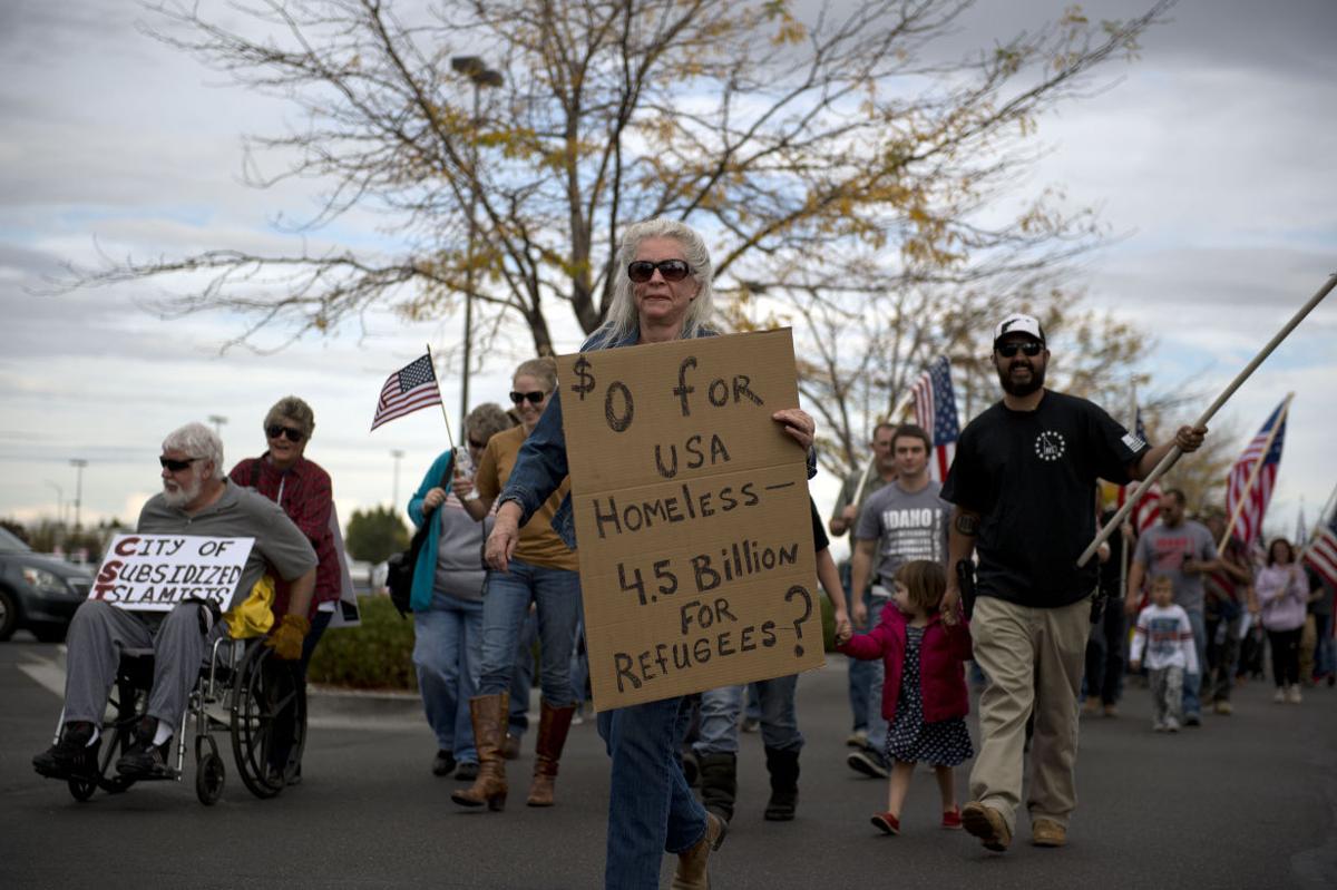 The III Percent of Idaho Protest CSI Refugee Center