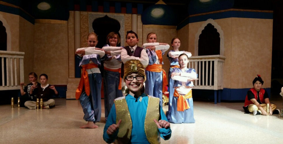 White Pine Elementary School's Production of "Aladdin."