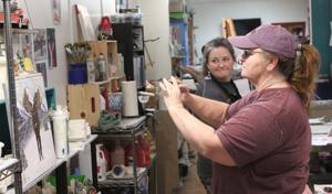 From big ol' brush to masterpiece: Moose inspires local artists