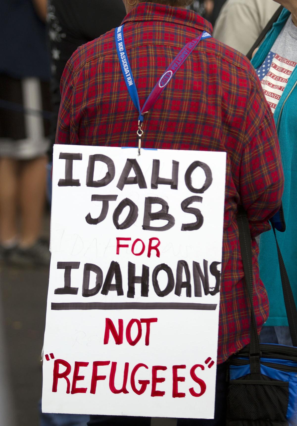 The III Percent of Idaho Protest CSI Refugee Center