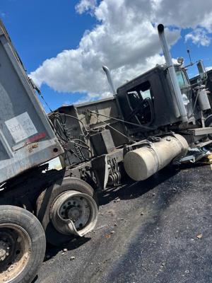 Semi-trailer crash blocks Interstate 84 near Heyburn