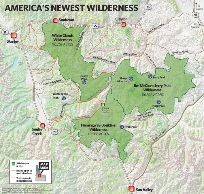 Boulder-white Clouds New Wilderness Areas