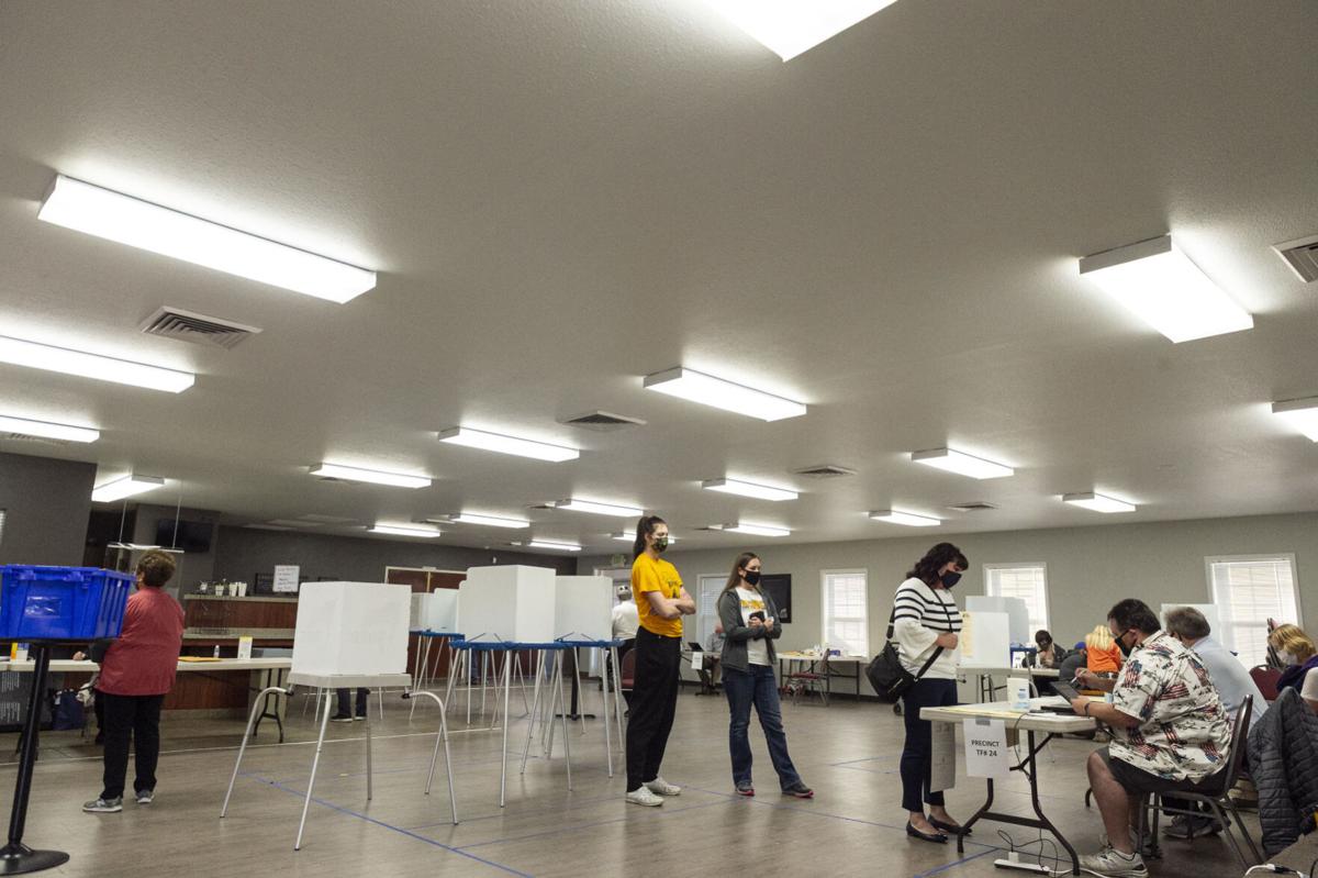 The public votes on election day in Twin Falls