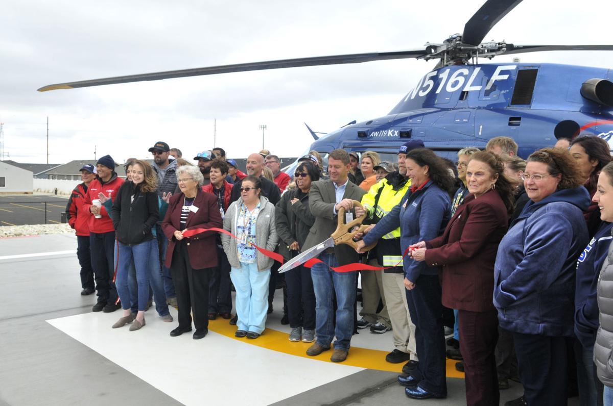 Minidoka Memorial Hospital celebrates new helicopter pad
