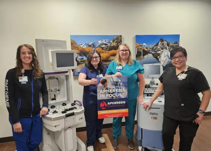 Once a donor, St. Luke’s nurse brings unique perspective to her role helping patients via apheresis