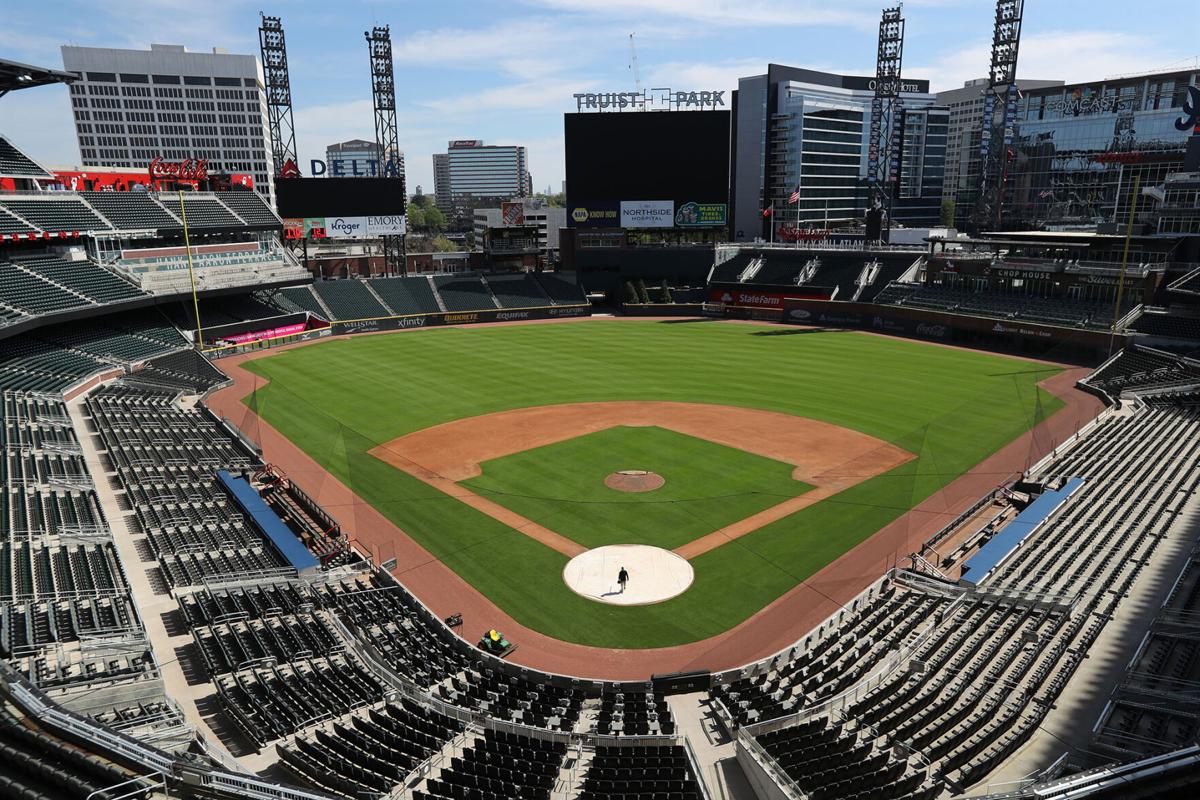 Truist Park on April 1, 2020, in Atlanta.