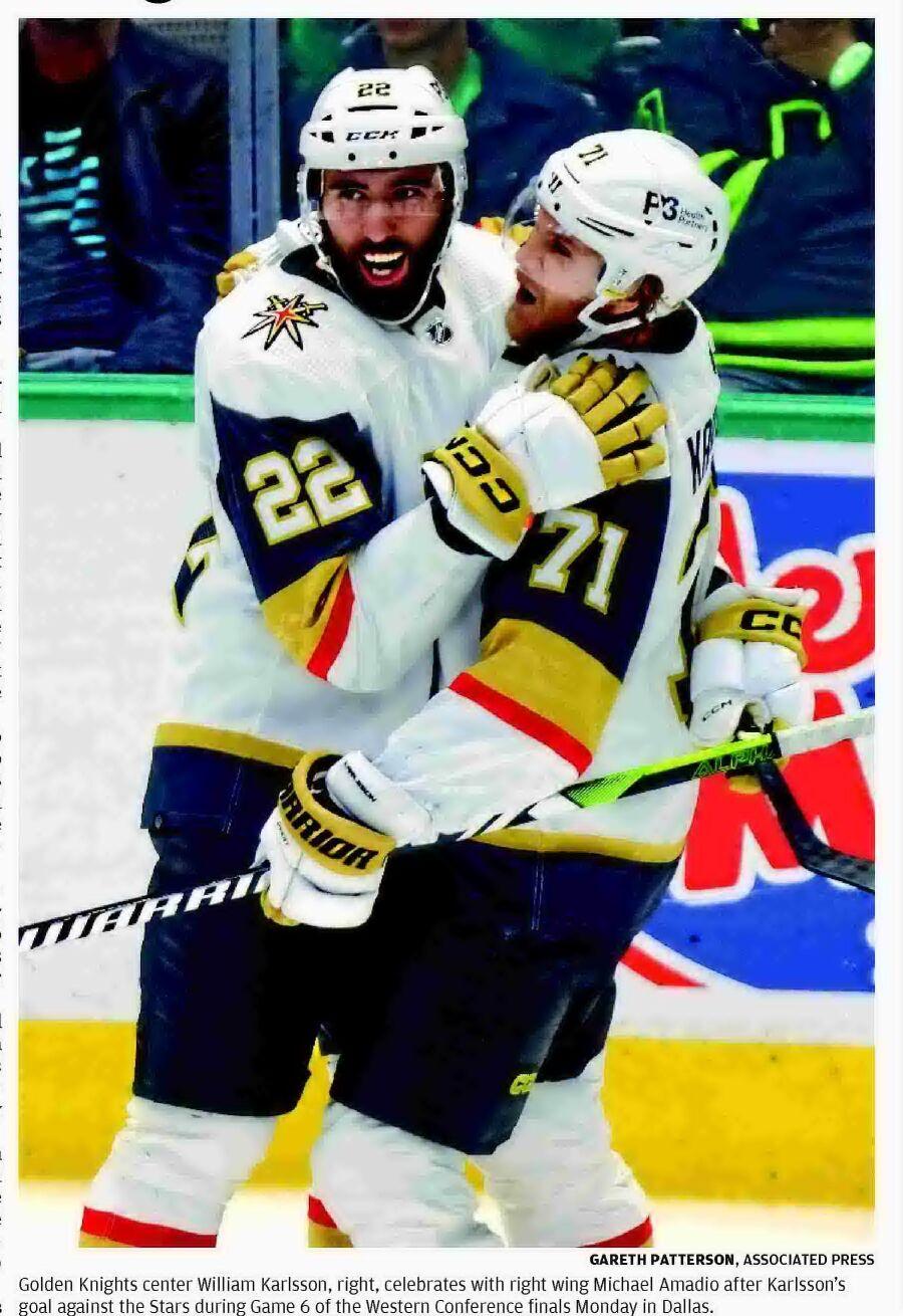 Golden Knights score 2nd final