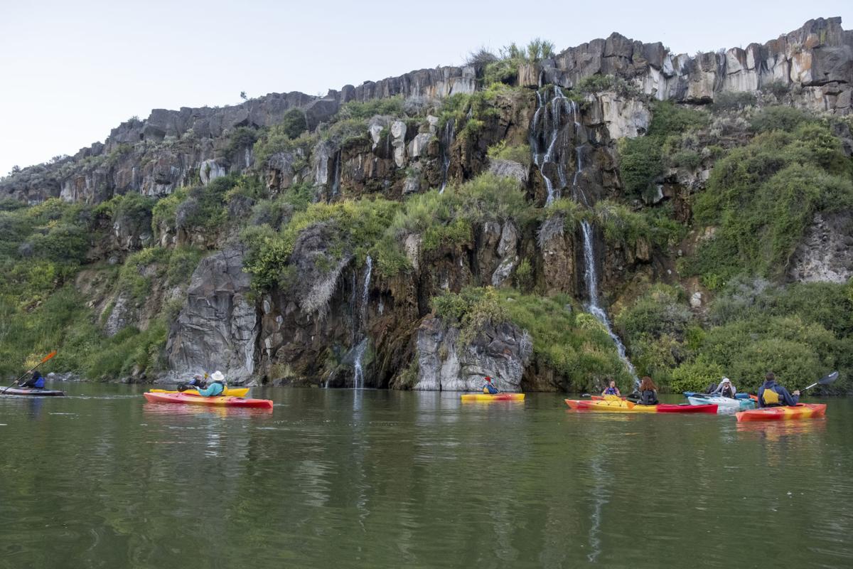 Stillness at sunrise: Kayaking up the Snake River ...