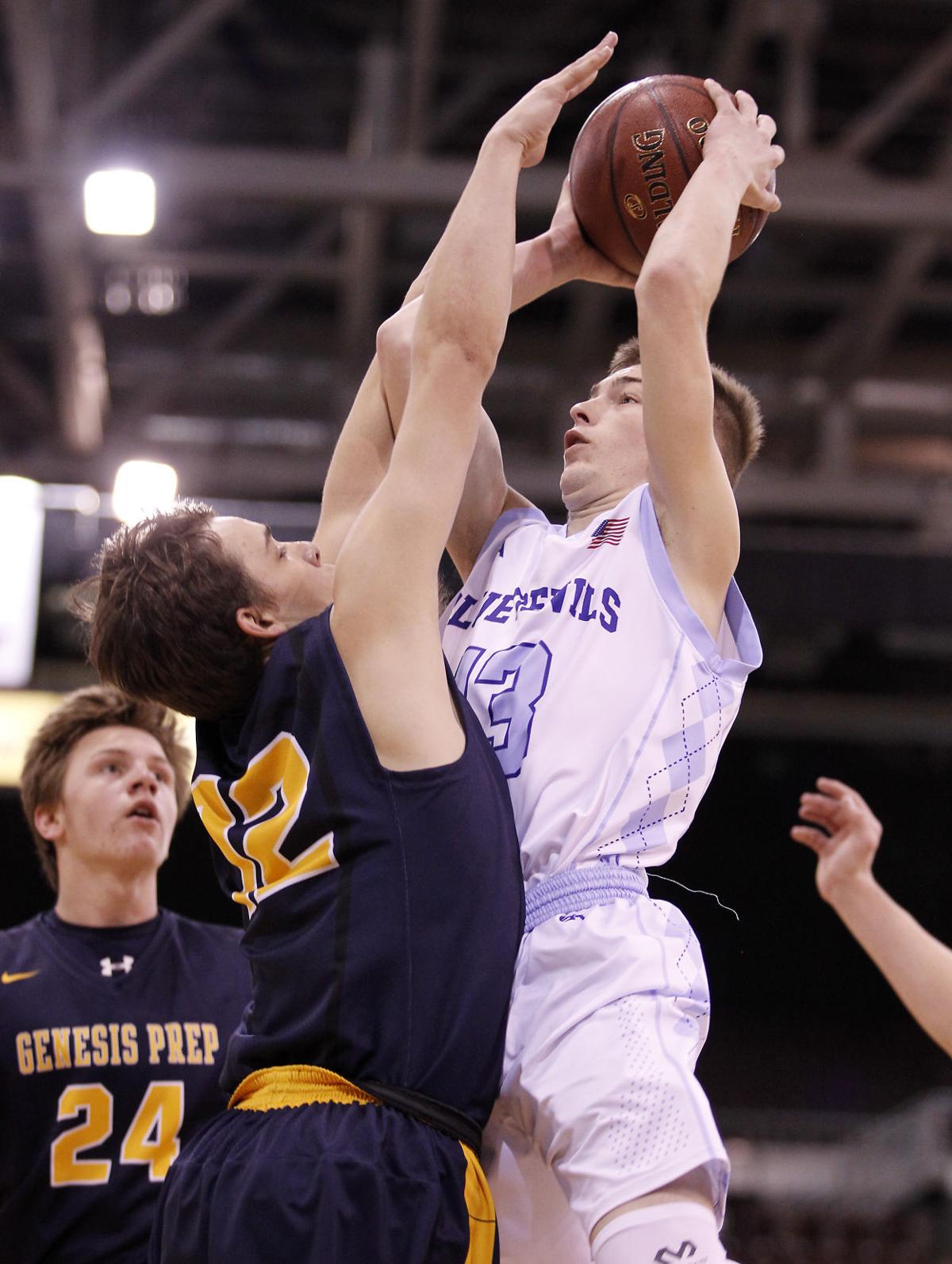 1A DII Boys State Basketball Championship - Dietrich Vs. Genesis Prep