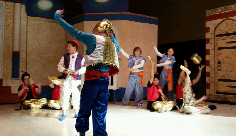 White Pine Elementary School's Production of "Aladdin."