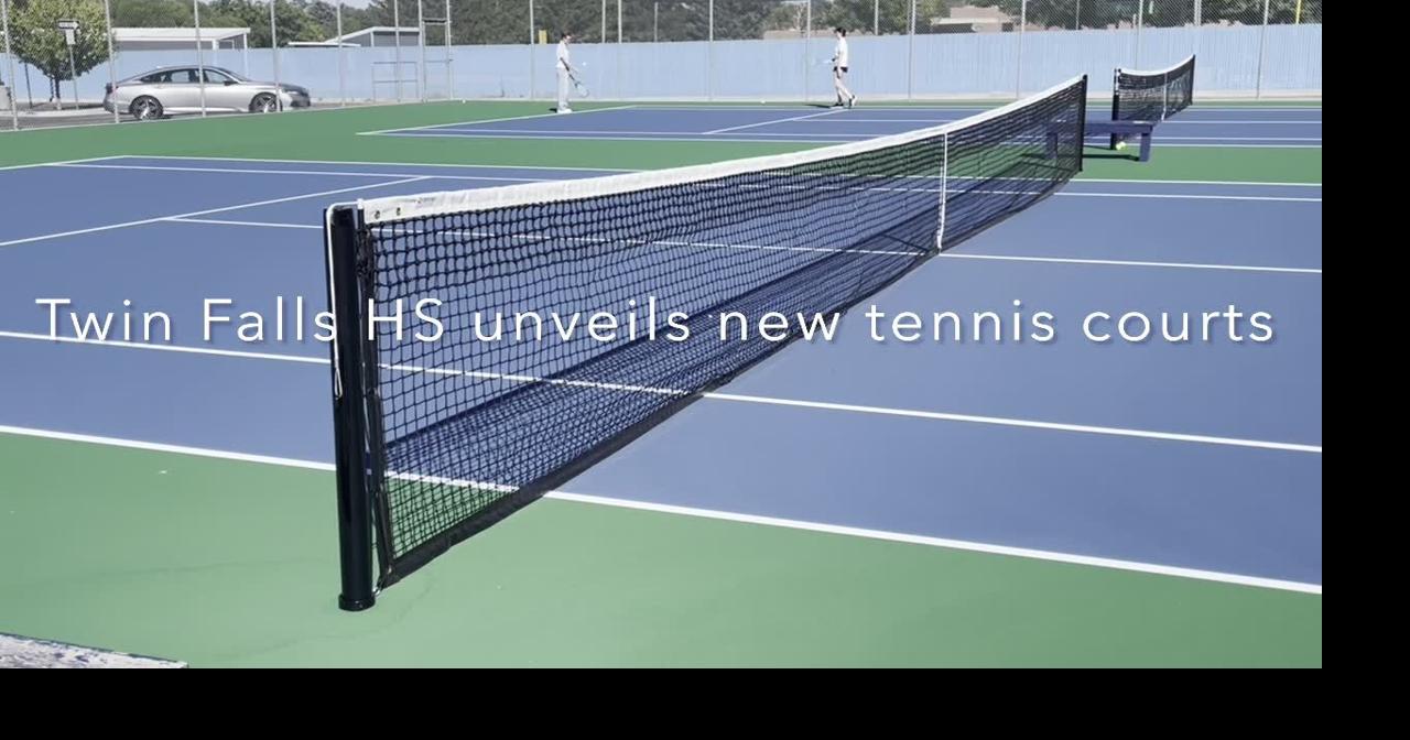 Twin Falls High School unveils new tennis courts