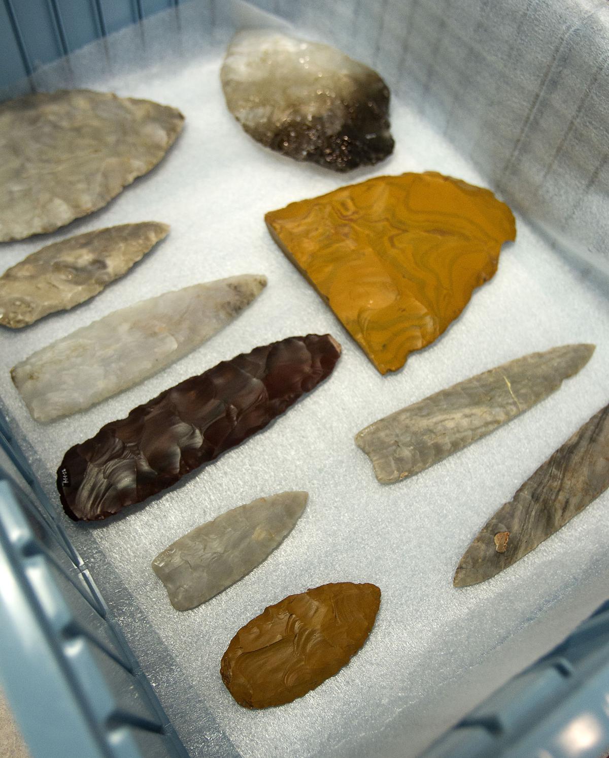 Gallery Clovis artifacts at Herrett Center Local