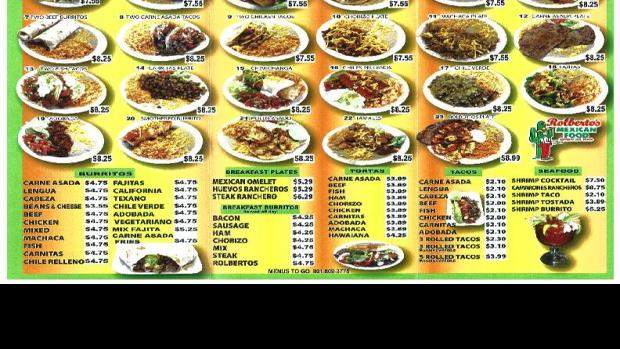 Rolberto S Menu 2 Magicvalley Com