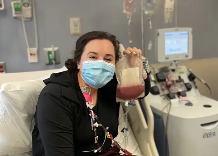 Once a donor, St. Luke’s nurse brings unique perspective to her role helping patients via apheresis
