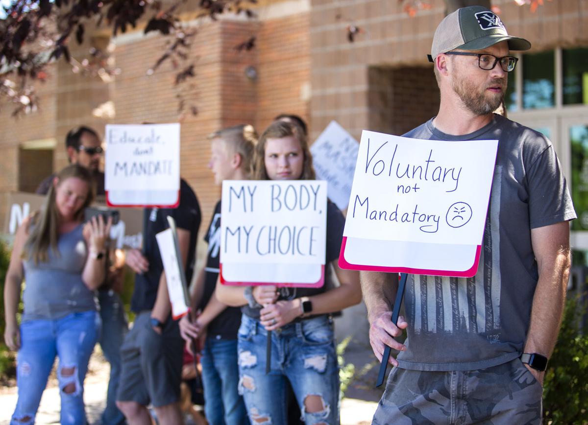 Protesting mandatory masks