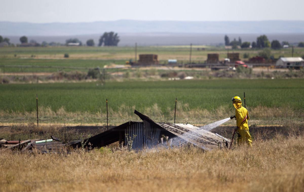 Fire Threatens Home Near Castleford Southern Idaho Local News