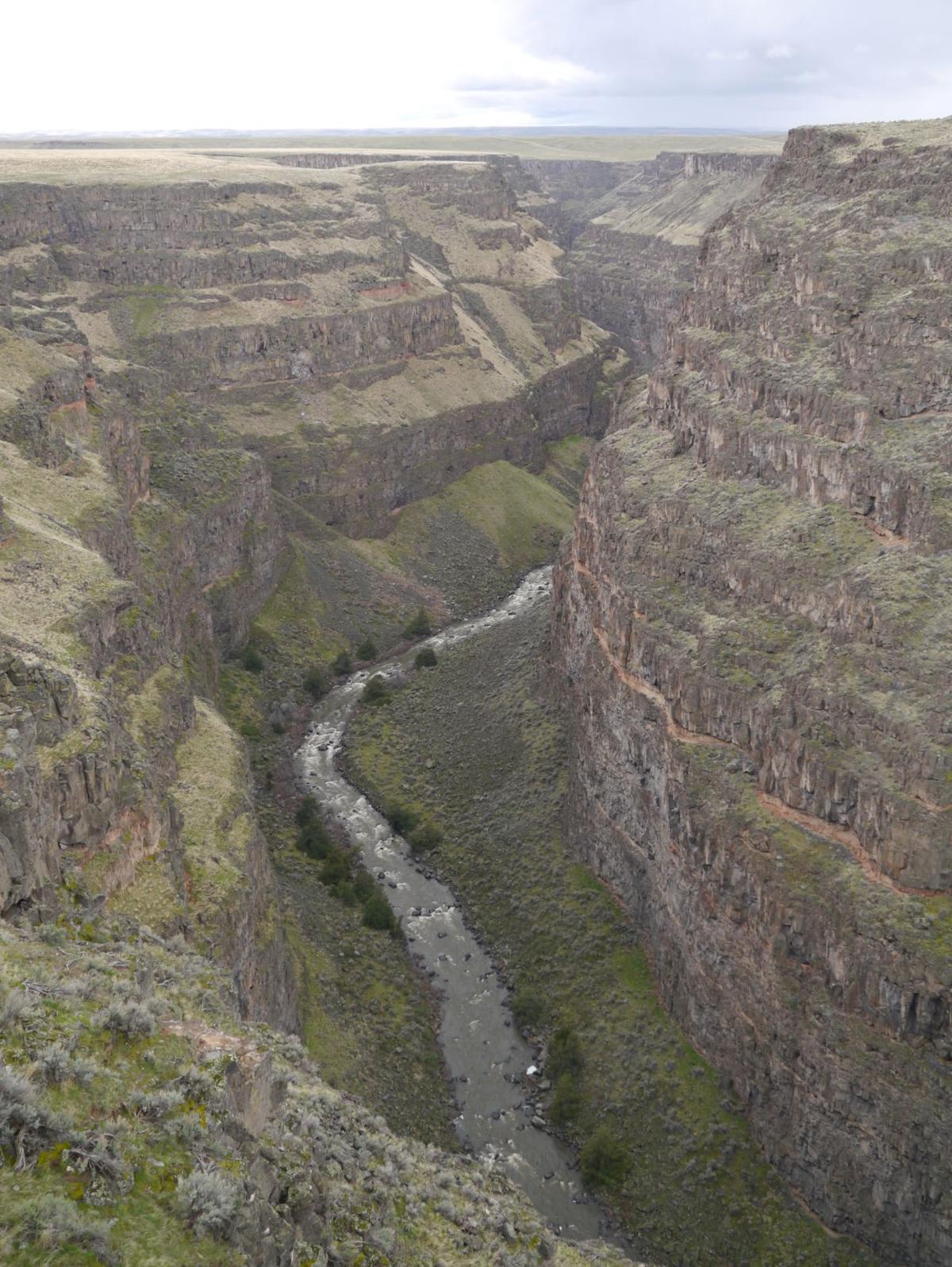 The Bruneau Canyon Overlook Drama in the Desert Outdoors and