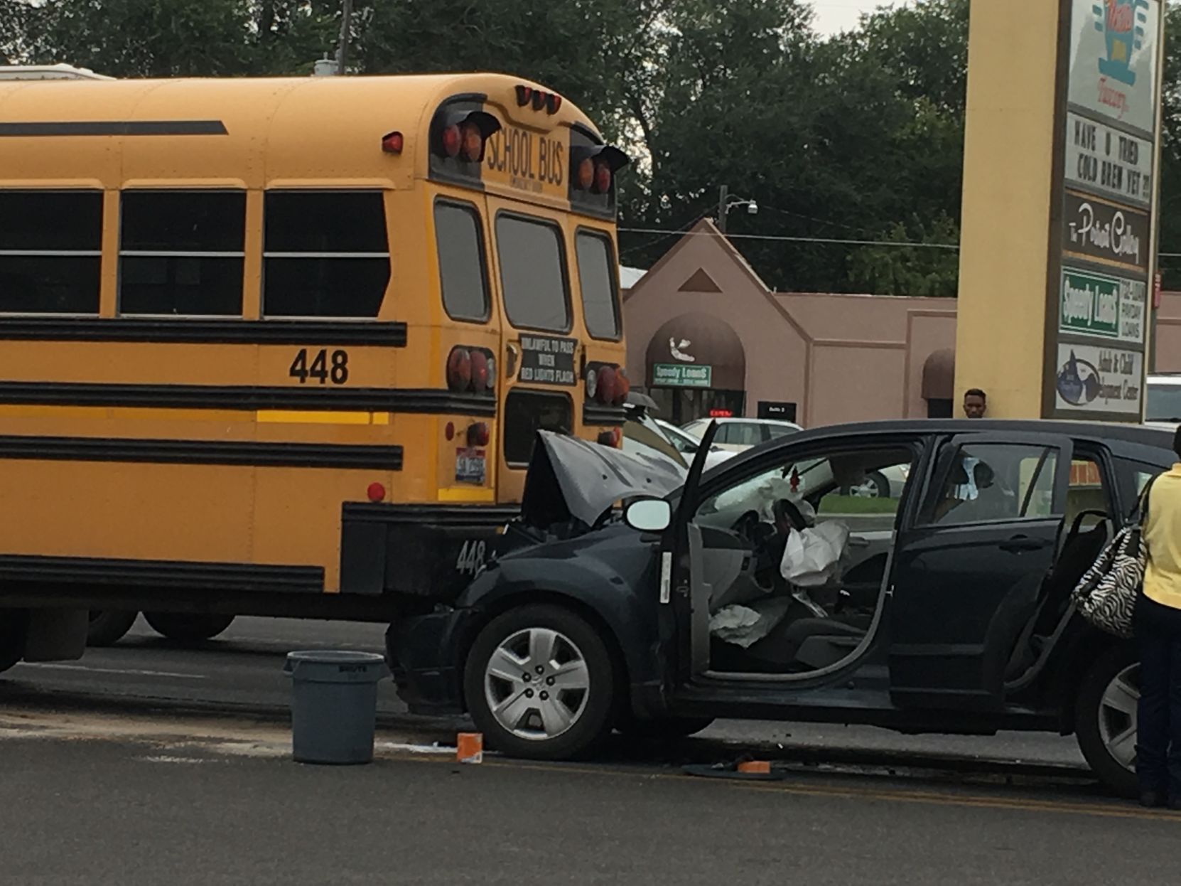 No Children On Board When Car Hits School Bus On Blue Lakes | Southern ...