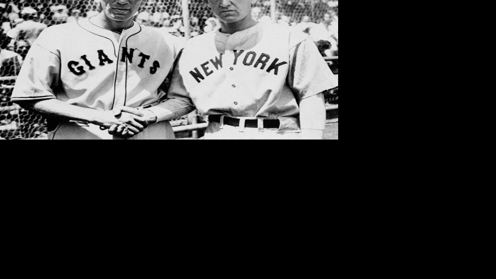1934 Carl Hubbell strikes out six baseball greats in succession at All