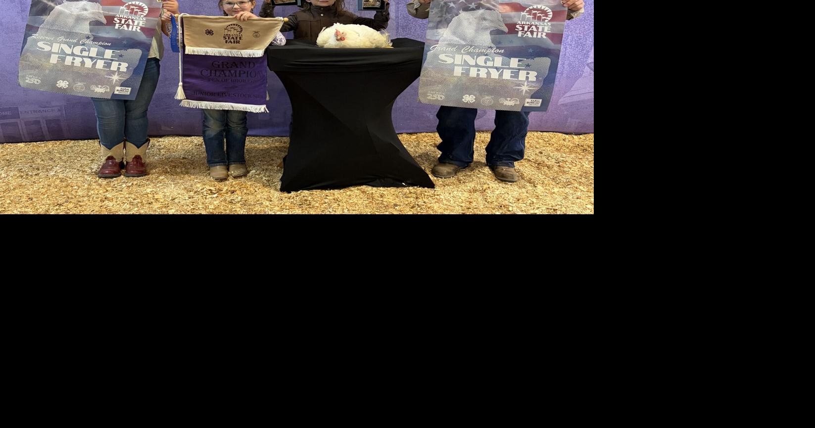 Ahna Harrington has two grand champions at Arkansas State Fair