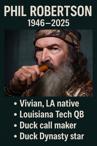 Phil Robertson dies at age of 79 | North Louisiana
