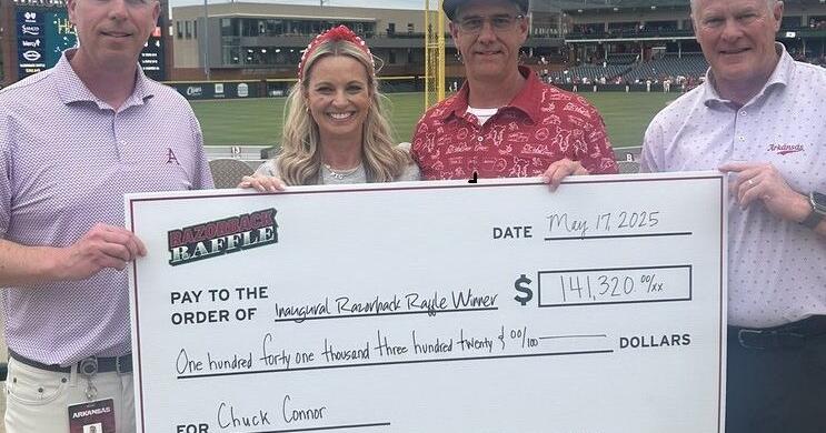 The Razorback Union El Dorado man wins first Razorback Raffle | Union County ...