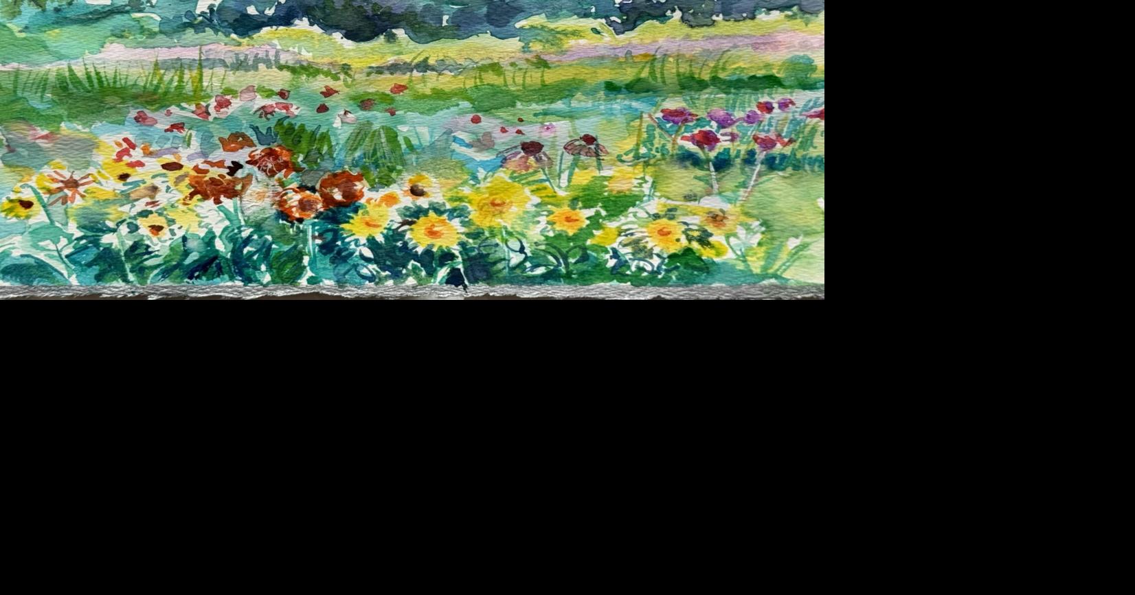 Artist Marai Botti Villegas hosts "Four Seasons at Richland Creek Farm" art workshop