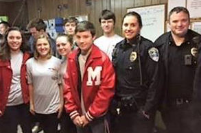 police magnolia republicans breakfast magnoliareporter officers teenage department recent members visit school