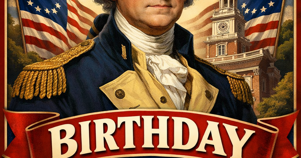 Monday is the President George Washington National Holiday