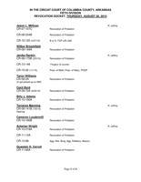 Circuit Court will hear Columbia County revocation docket on Thursday
