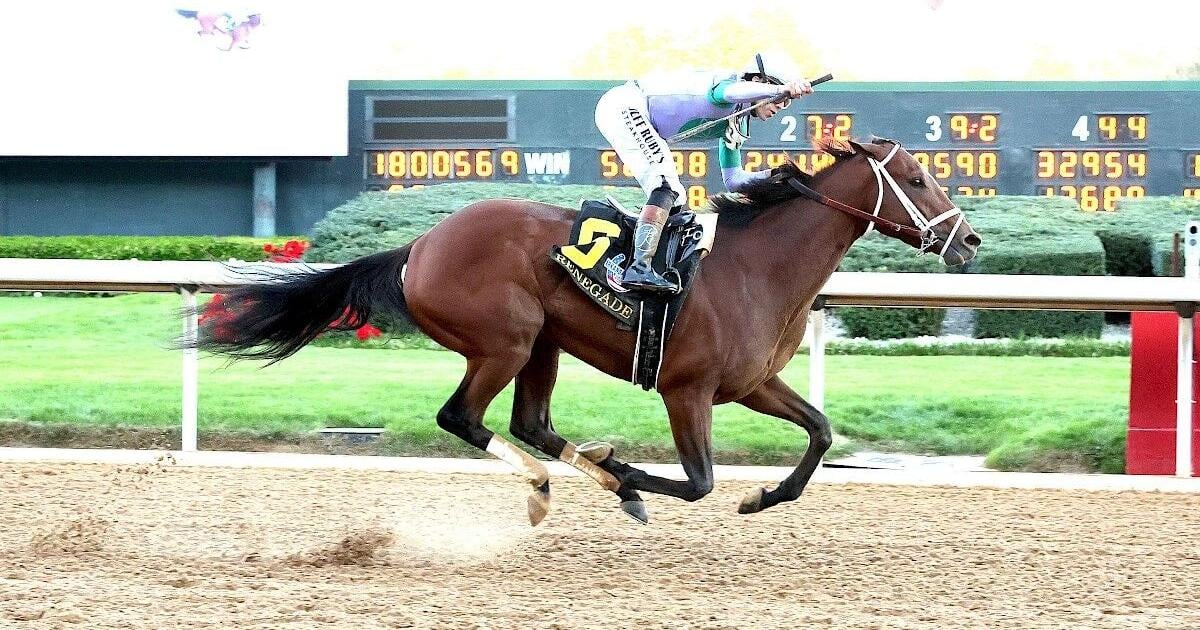 Renegade wins Arkansas Derby before record crowd