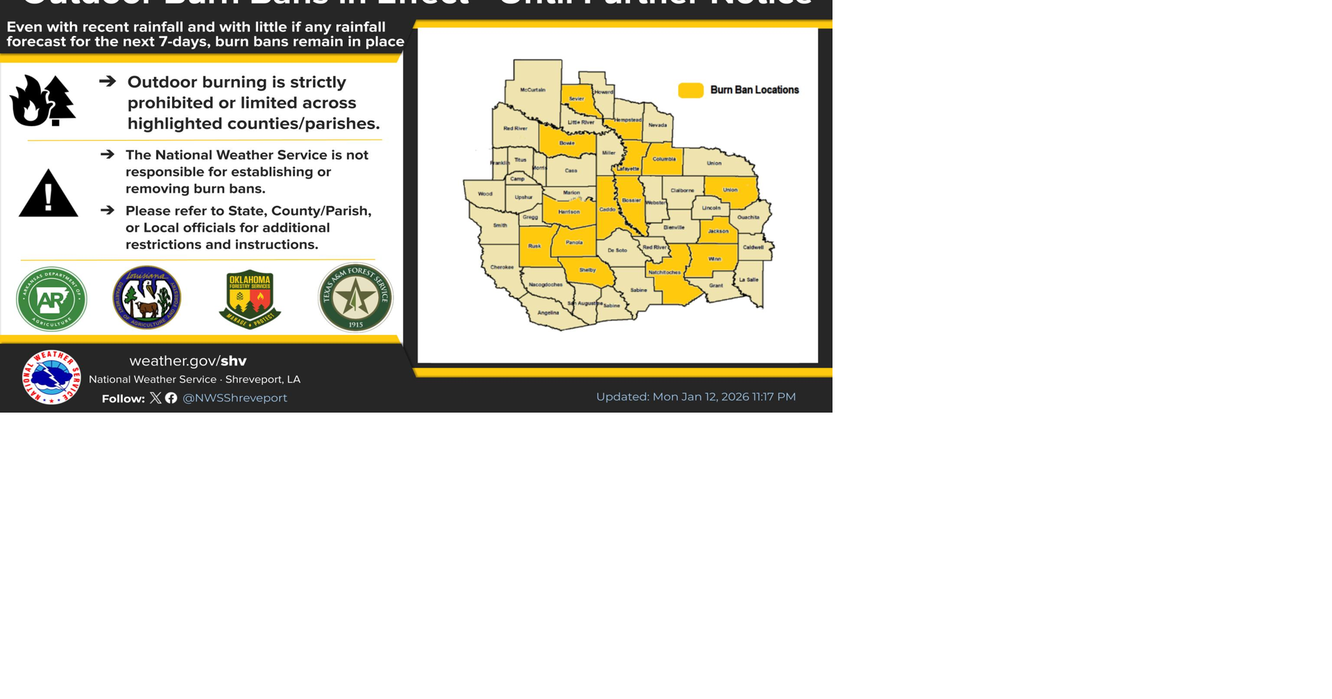 Magnolia Three-Day Weather/Sky Report: Sunny days ahead