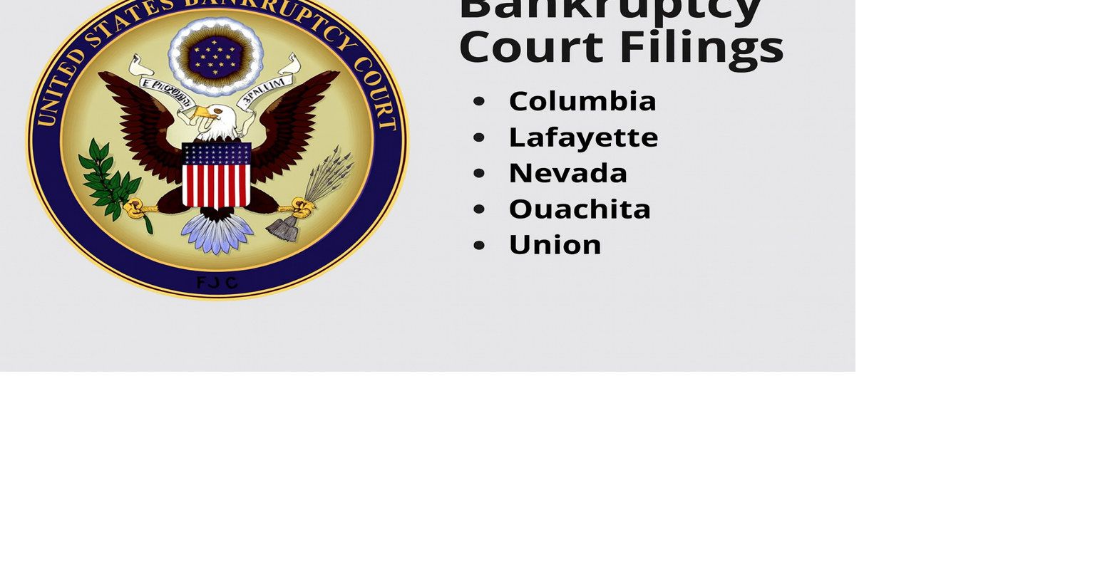 South Arkansas bankruptcy filings through Tuesday, January 20, 2026