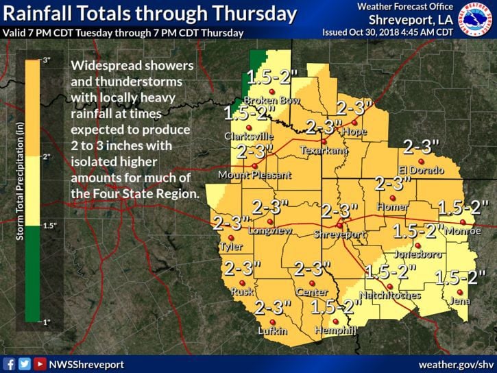 Severe storms possible across region on Wednesday | Regional News ...