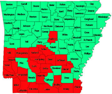 arkansas burn ban map With Two Charts Columbia County Under Burn Ban Local News arkansas burn ban map