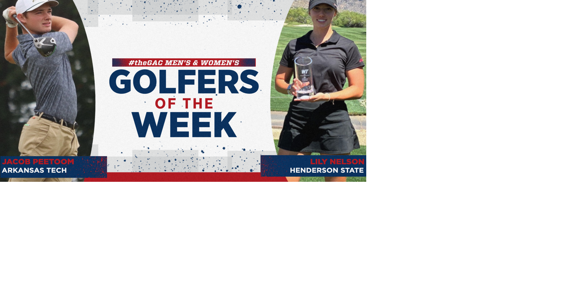 Tech, Henderson golfers receive weekly awards