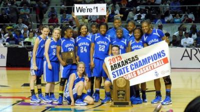 Nevada Lady Blue Jays Win Arkansas Class A Basketball Title School Sports Magnoliareporter Com