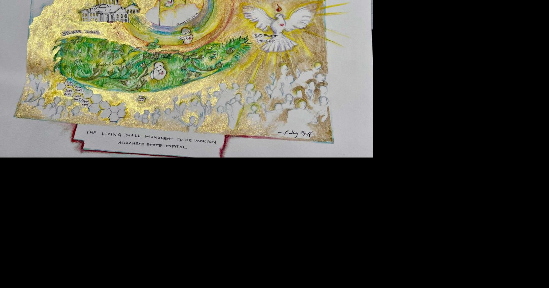 Arkansas Advocate: Artist re-submits proposed “monument to the unborn” design for Arkansas Capitol
