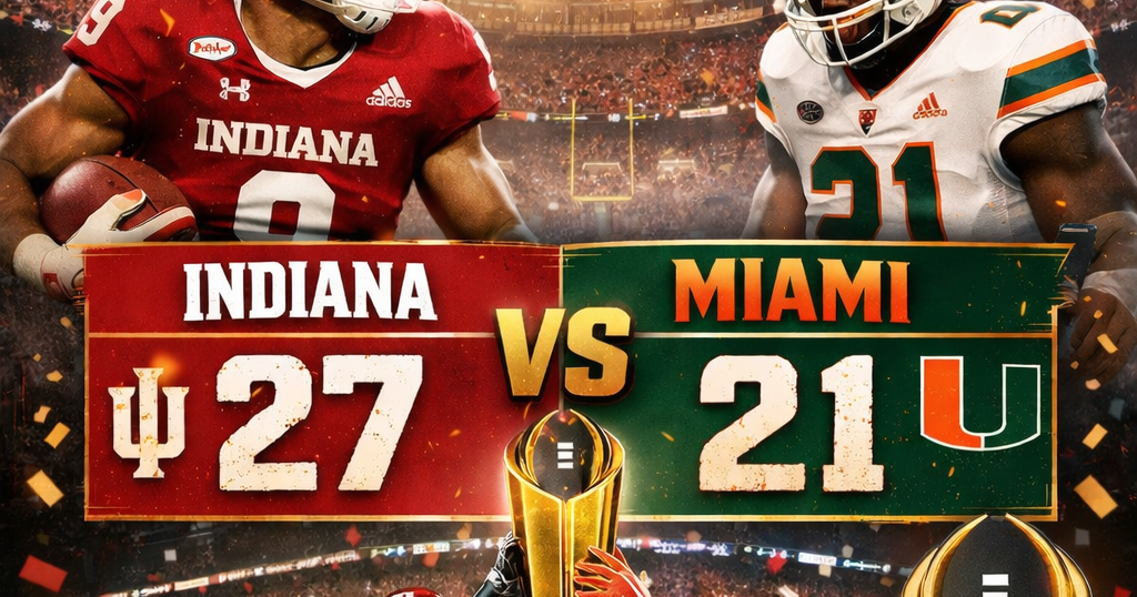 Indiana wins College Football Championship
