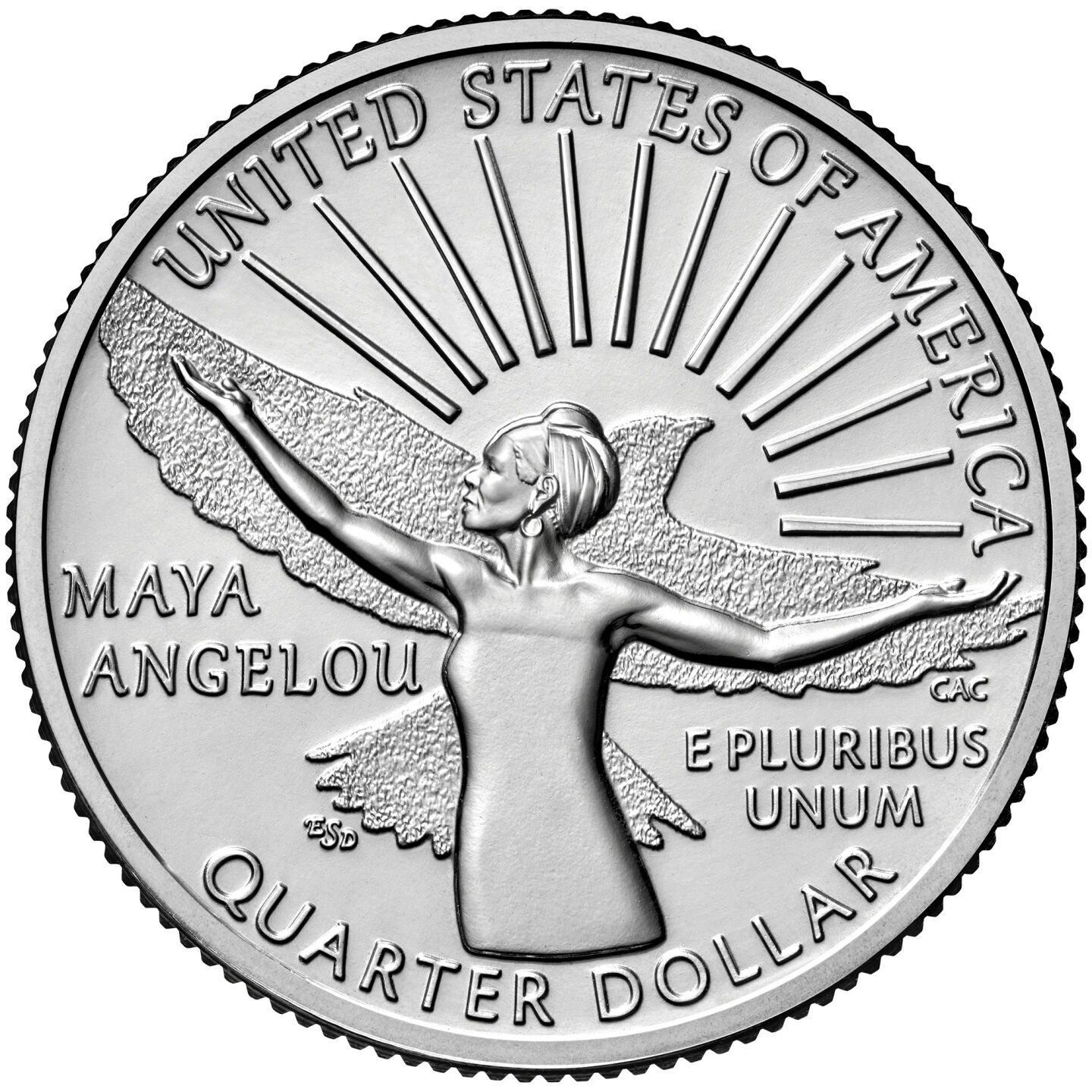 maya angelou quarter us mint