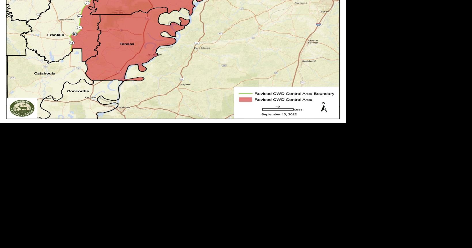 Louisiana reports five CDW cases in eastern parish | Outdoors ...
