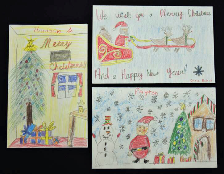 Santa Claus Christmas card Greeting & Note Cards Drawing, Red hand painted  Santa Claus, watercolor Painting, holidays, hand png | PNGWing