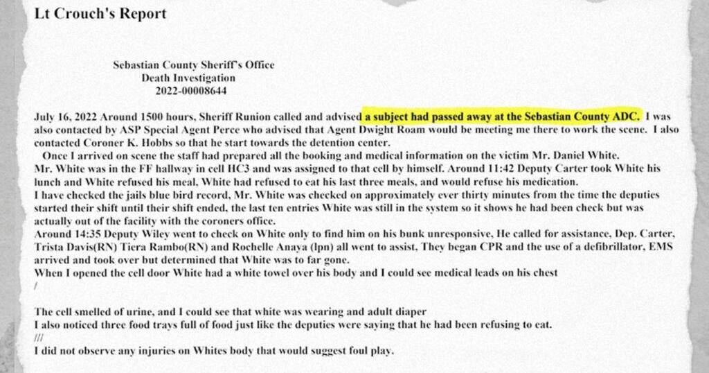 Arkansas Advocate: Jailed in Crisis -- Her brother died in an Arkansas jail. She’s still waiting for answers